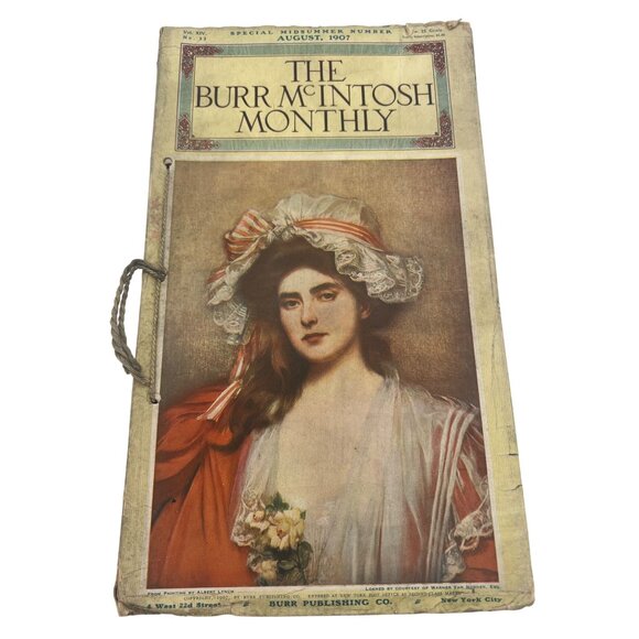 The Burr McIntosh Monthly Magazine August 1907 Antique Photo Famous People - Picture 1 of 9